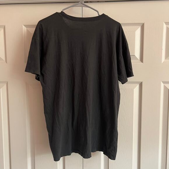 Hollister Women's Graphic Rolling Stones Band T-Shirt Size L 100% Cotton Gray - Picture 2 of 8